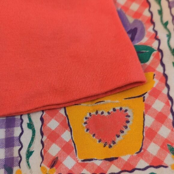 Girls‎ vintage 90s flower pot colorful top size 4 - Picture 5 of 6